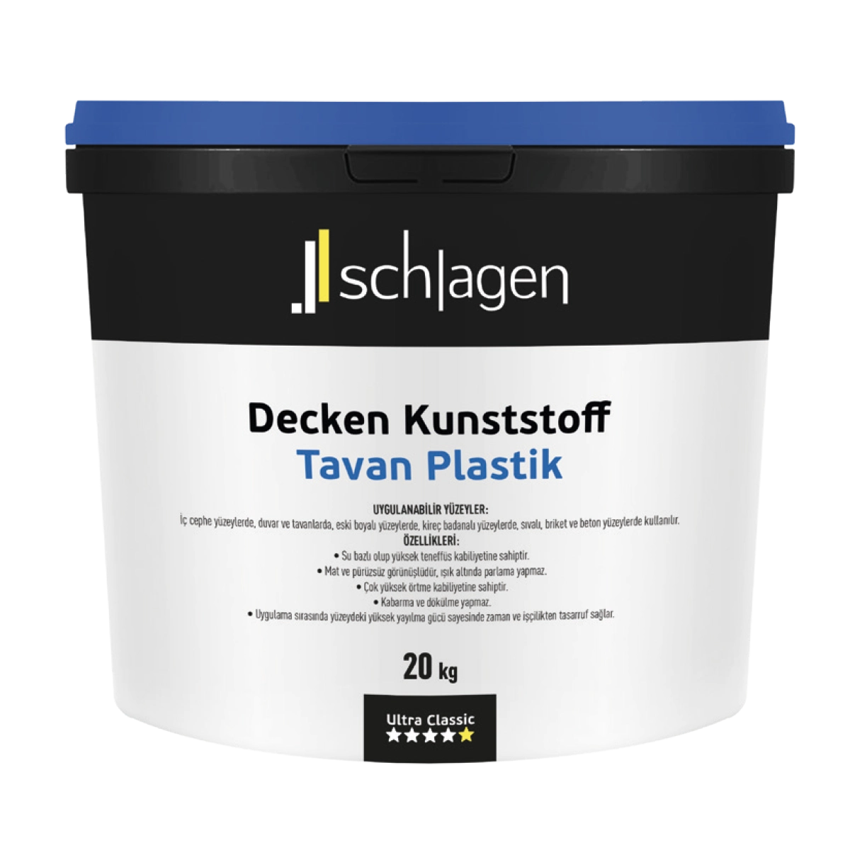 schlagen tavan plastik